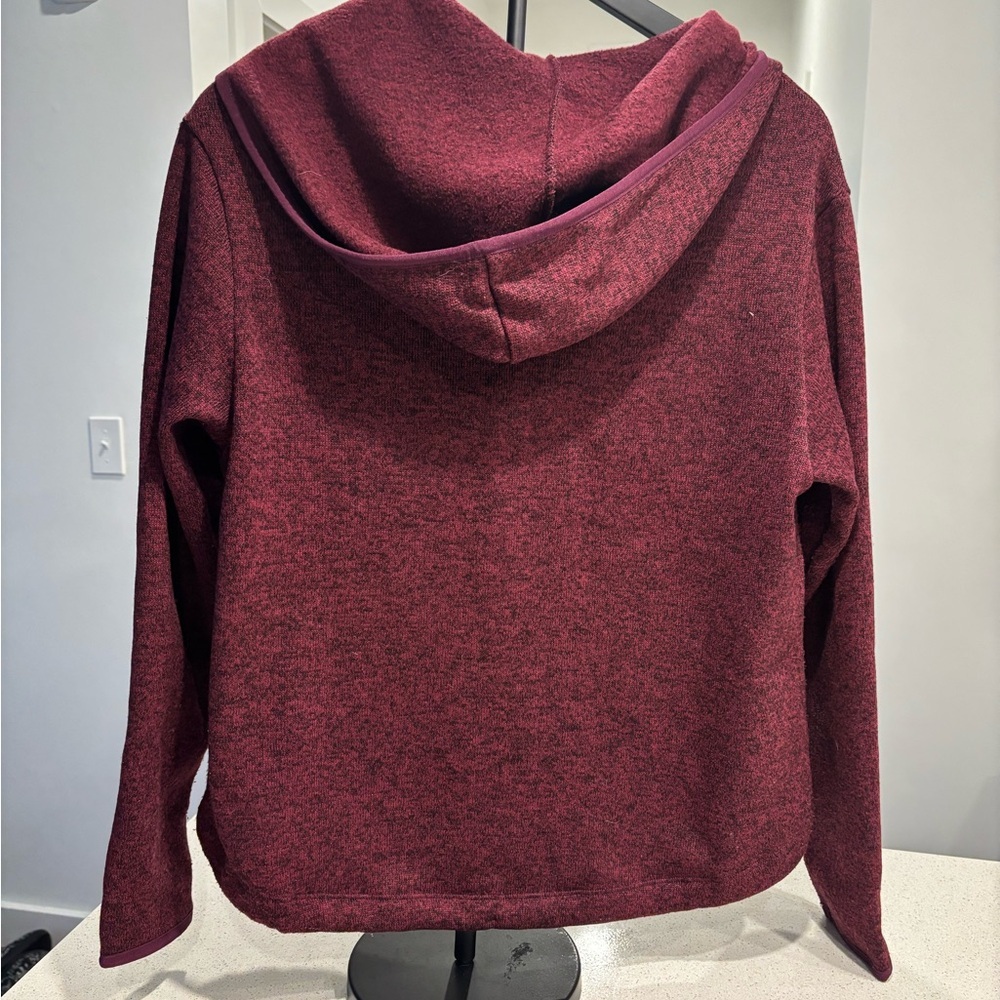 PINK Victoria's Secret Maroon Zip-Up Jacket Size Small - Picture 2 of 8